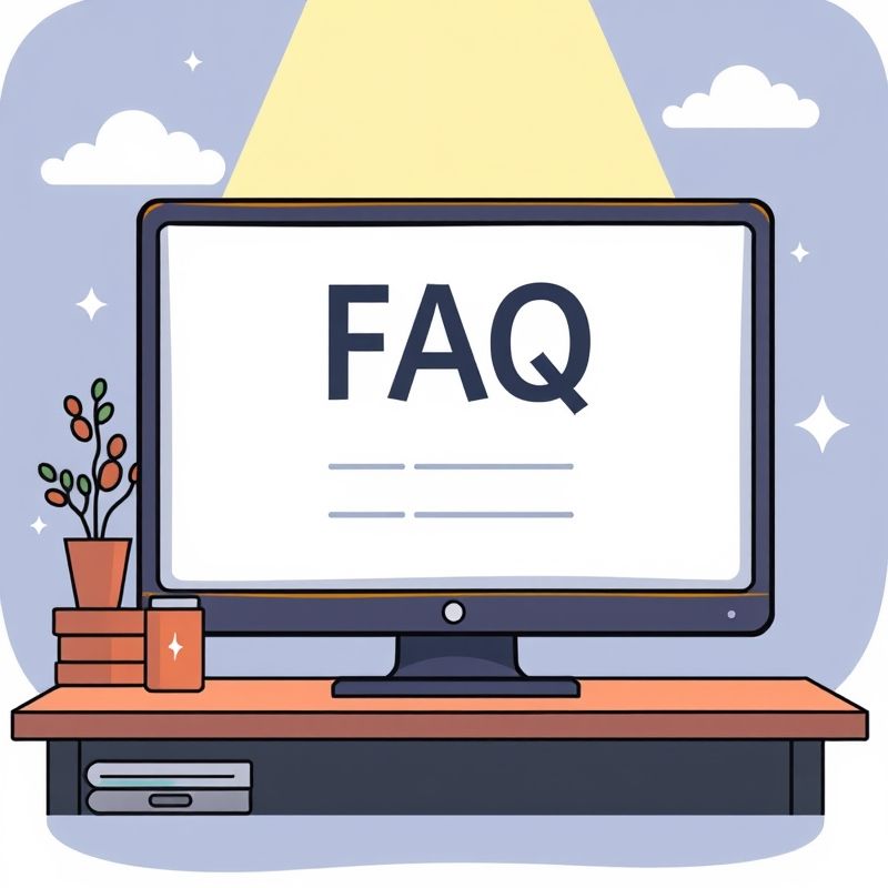 FAQ and help illustration