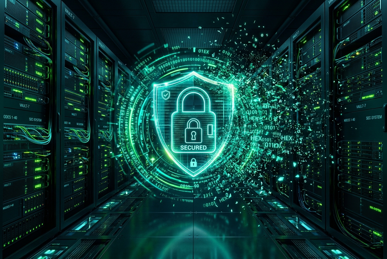 Zero Data Retention secure server vault
